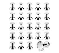 Tiergrade Lot de 24 aimants métalliques pour réfrigérateur - Aimants puissants - Idéaux pour la Cuisine, Le Bureau, la Salle de Classe