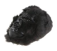 Tierhausschuhe Gorilla Tier Hausschuhe Pantoffel Puschen Schlappen Kuscheltier Plüsch Herren Schwarz 36-49, TH-Gorilla, Schuhgröße 40/41