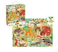 Tierisches Puzzle. Wald 3+. Brettspiel. CzuCzu