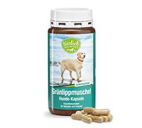 Tierlieb Lot de 150 Capsules de Moule à lèvres Vertes pour Chien