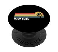 Tierra Verde Floride rétro Style Coucher de Soleil PopSockets PopGrip Adhésif