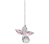 Tierra Zen Cg10 Ange Gardien De Cristal Octobre Rose Transparent 16 Cm