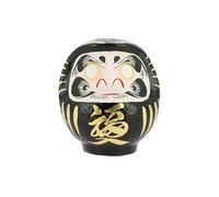 Tierra Zen Daruma traditionnel noir - Protection 12 cm KP68