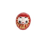 Tierra Zen Daruma Traditionnel Rouge - Moyen, Chance, 6,5 cm - Papier mâché