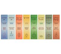 Tierra Zen PK06 Lot de 8 parfums d'encens tibétains Multicolore