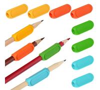 TIESOME 8pcs Poignées Crayons, Ergonomique Aide écriture Crayon Grip pour Enfants Étudiants Silicone Pencil Grips Guide Doigt Enfant Grips pour Enfant Adulte Besoins