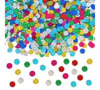 TIESOME Confettis ronds multicolores scintillants pour table d'anniversaire, mariage, enterrement de vie de jeune fille, Saint-Valentin, fête des mères, Nouvel An, 60 g