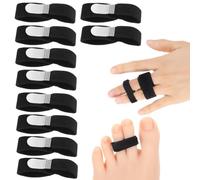TIESOME Lot de 10 attelles de déclenchement de doigt - Attelle de doigt - Attelle de doigt - Attelle de doigt - Protection des doigts réglable