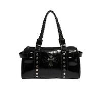 TIEZHICHESHI Europe et États-Unis loisirs navetteur sac bandoulière personnalité cross moto sac, Noir