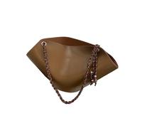 TIEZHICHESHI Le seau peut être un sac fourre-tout à une épaule avec un simple sac à main décontracté en diagonale, marron