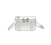 TIEZHICHESHI Sac à bandoulière au design coréen, version coréenne du petit sac à bandoulière lumineux, Argenté.