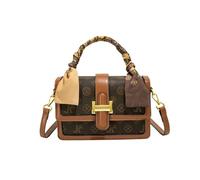 TIEZHICHESHI Sac à bandoulière de lecture rétro européen et américain, Café avec marron