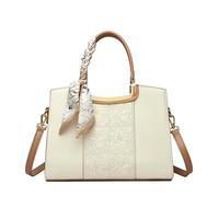 TIEZHICHESHI Sac à bandoulière design chinois grande capacité sac à main personnalisé pour navetteur, ecru