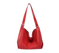 TIEZHICHESHI Sac à bandoulière élégant et simple à une épaule pour l'Europe et les États-Unis, Rouge