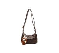 TIEZHICHESHI Sac à bandoulière rétro tendance décontracté en Europe et en Amérique, Trompette marron., Without pendant