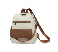 TIEZHICHESHI Sac à dos tendance pour les loisirs - Sac à dos simple de grande capacité., Riz avec brun