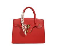 TIEZHICHESHI Sac à main Litchi pour banlieue écharpe sac fourre-tout, Rouge