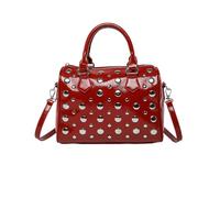 TIEZHICHESHI Sac de banlieue tendance décontracté simple sac à bandoulière, Rouge