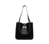 TIEZHICHESHI Sac de loisirs en diagonale élégant et simple, sac seau personnalisé à une épaule, Noir