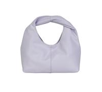 TIEZHICHESHI Sac en cuir plissé portable en forme de croissant de sac rétro esthétique sous les bras, violet