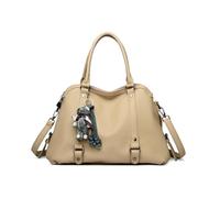 TIEZHICHESHI Sac fourre-tout de grande capacité pour femme avec motif d'Europe et des États-Unis, kaki clair