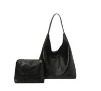 TIEZHICHESHI Version coréenne du sac fourre-tout rétro simple à une épaule, Noir