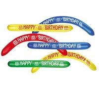 Tifany 8013393.0 Happy Birthday Ballon Long Multicolore Lot de 2