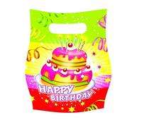 Tifany 8013401.0 Birthday Sac à Bonbon Décor Multicolore Lot de 6