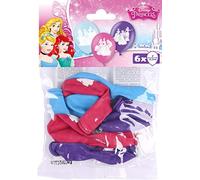 TIFANY 8022871 Novastyl by TIFANY-8022871-Paquet de 6 Ballons Princesses Disney, Autre Matiere, Rose, 13 x 2 x 18 cm