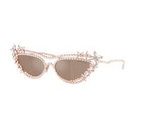 Tiffany & Co. Femme Sunglass TF3109BK - Couleur du Monture: Plaqué Or rose, Couleur de Lentille: Incolore effet miroir Véritable Or rose