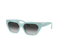 Tiffany & Co. Femme Sunglass TF4205U Steve Mcqueen - Couleur du Monture: Bleu Tiffany, Couleur de Lentille: Dégradé Gris