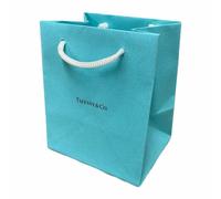 Tiffany & Co, Tiffany & Co, petit sac à provisions, papier, vert