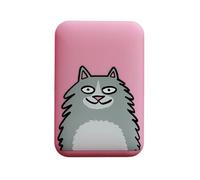 WONDEE Tiffany Cooper Chargeur Portable, Batterie Externe 10.000mAh Chat Drôle avec 3 Ports de Charge [2USB et 1 USB C] - Powerbank Compatible avec Tous Les Smartphones, Iphone, Tablets, Ipad et Plus