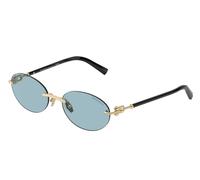 Tiffany Femme Tiffany TF3104D 602180 Lunettes de soleil Métal Or Bleu Ronde Normale