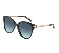 Tiffany Femme TF4193B 80019S Lunettes de soleil Acétate Noir Bleu Pillow Normale Ombré