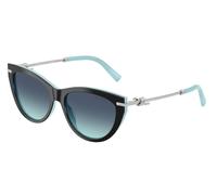 Tiffany Femme TF4253 80559S Lunettes de soleil Acétate Noir Bleu Cat Eye Normale Nuancé