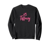 Tiffany la Reine/Couronne Rose pour Femme appelée Tiffany Sweatshirt