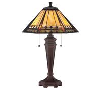 Tiffany Lampe Eterno Interrupteur à Tiré 60cm Haut Tischleuchte Lampe de Chevet
