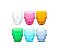 TIFFANY Lot de 6 verres en acrylique de couleurs 350 ml GUZZINI SC