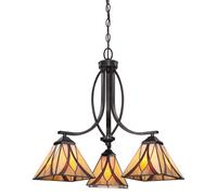 Tiffany Pendelleuchte Eterno Verre Métal Hauteur Réglable Design Lampe à Manger