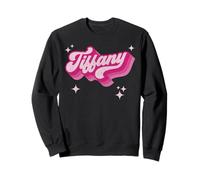 Tiffany Prénom Fille Style Vintage Années 70 Personnalisé Rétro Sweatshirt