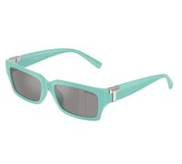 Tiffany Unisex Tiffany TF4226U 83886G Lunettes de soleil Injecté Bleu Gris Carré Miroir