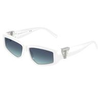 Tiffany Unisex Tiffany TF4234U 83929S Lunettes de soleil Injecté Blanc Bleu Géométrique Normale Ombré