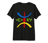 TIFINAGH AMAZIGH Art ET Je suis Kabyle Algerie T-Shirt Haut de Gamme