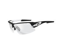 Tifosi Crit Crystal Black Fototec Light Night Lens Lunettes de soleil : verres photochromiques Fototec, légères, protection UV, embouts auriculaires et nez réglables, caoutchouc hydrophile
