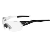 Tifosi Slice Lunettes de Soleil Mixte, Noir et Blanc/Fototec Light Night Lens, Taille Unique