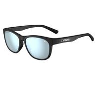 Tifosi Swank Sunglasses Noir Smoke Bright Blue/CAT3 Satin Black