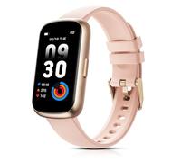 TIFOZEN Montre Connectée Femme, 1,47’’ Bracelet Connecté avec 24 Modes Sportifs/3ATM Étanche/Fréquence Cardiaque/Spo2/Sommeil/Podometre, Smartwatch Petit Poignet pour Android iOS, Rose/Or Rose