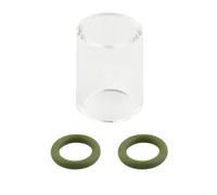 TIG Buse en verre de visualisation transparent pour WP9/17/18/20/26 Brûleur de soudage Accessoires Joint de précision Léger Robuste Taille standard No 4-12 en option avec filet (No. 7)