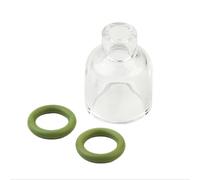 TIG Buse en verre de visualisation transparente pour WP9/17/18/20/26 consommables de lentille à gaz Stubby - Borosilicate transparent résistant à la chaleur - Accessoire de torche de soudage